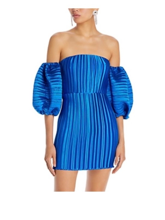 L’Idee Dresses & Skirts - NWT L'IDÉE
L'idee Sirene Mini Dress In Morrocon Blue